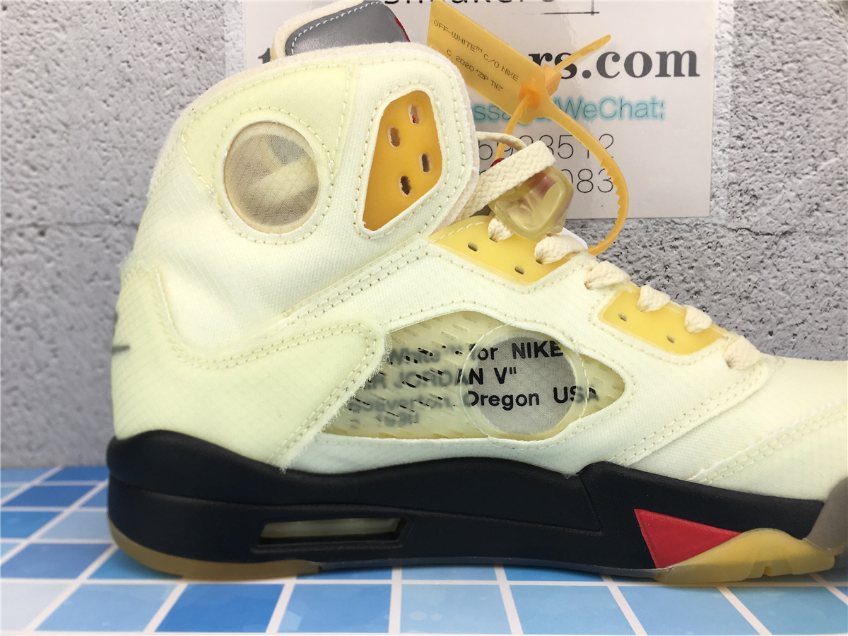 OG Batch Off-white x Air Jordan Retro 5 SP DH8565 100